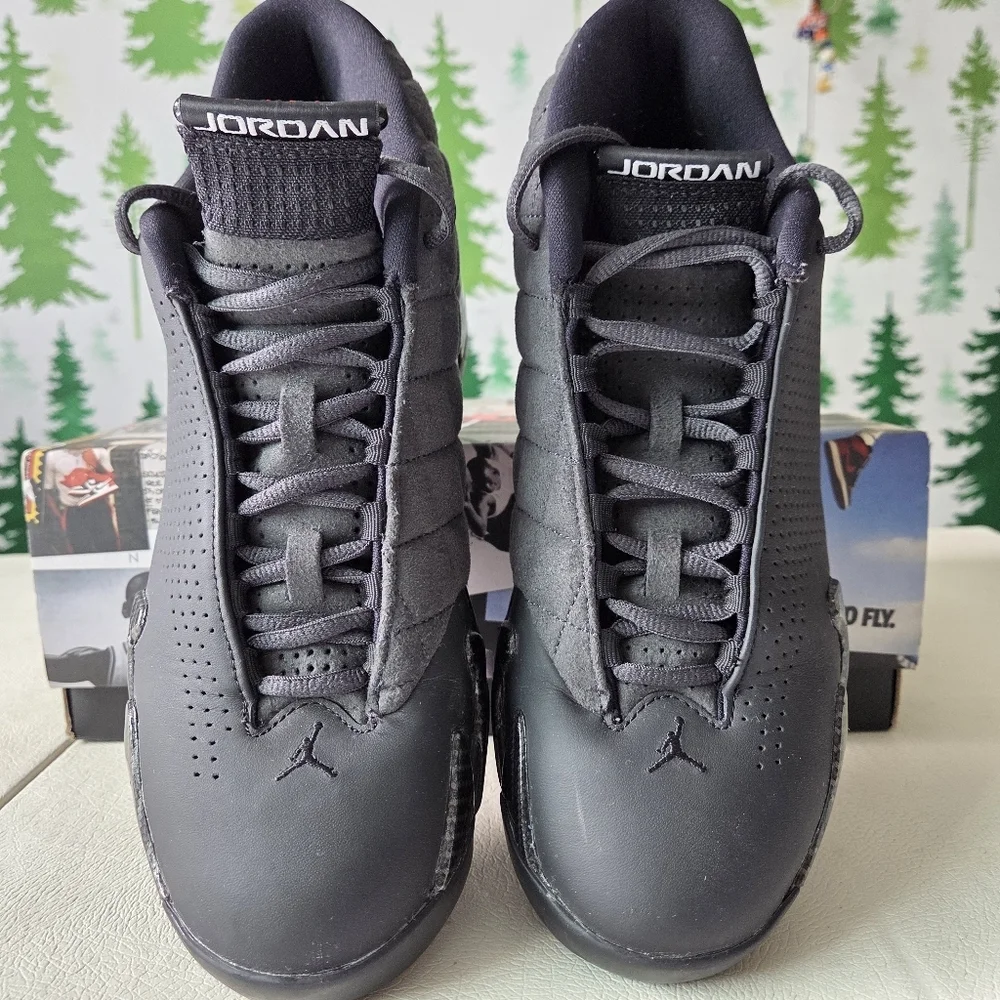 Air Jordan 14 Retro Black-Anthracite-Varsity Red